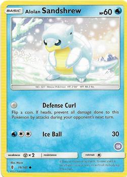 Alolan Sandshrew (14) card from SM Trainer Kit: Alolan Sandslash & Alolan Ninetales