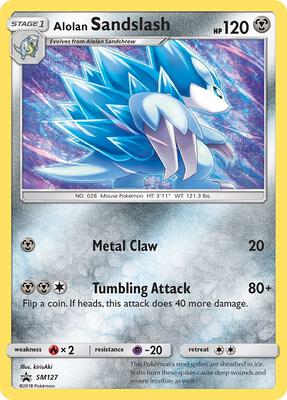 Alolan Sandslash - SM127 card from SM Promos