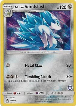 Alolan Sandslash (30) card from SM Trainer Kit: Alolan Sandslash & Alolan Ninetales