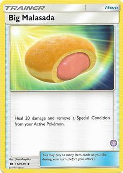 Big Malasada (27) card from SM Trainer Kit: Alolan Sandslash & Alolan Ninetales