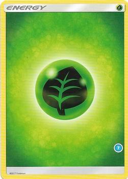 Grass Energy (7) card from SM Trainer Kit: Alolan Sandslash & Alolan Ninetales