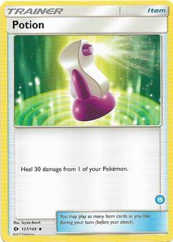 Potion (15) card from SM Trainer Kit: Alolan Sandslash & Alolan Ninetales