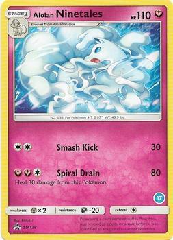 Alolan Ninetales (17) card from SM Trainer Kit: Alolan Sandslash & Alolan Ninetales