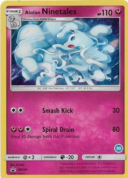 Alolan Ninetales (30) card from SM Trainer Kit: Alolan Sandslash & Alolan Ninetales