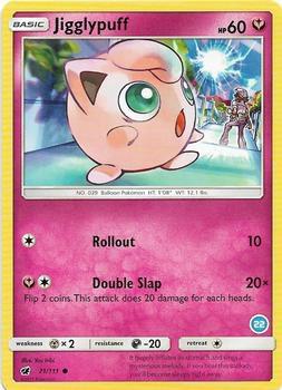 Jigglypuff (22) card from SM Trainer Kit: Alolan Sandslash & Alolan Ninetales