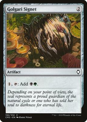 Golgari Signet (192) card from Commander Anthology Volume II