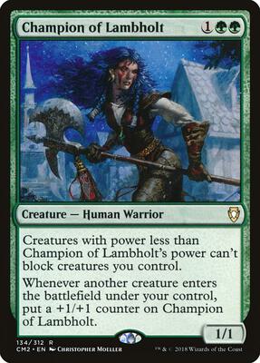 Champion of Lambholt card from Commander Anthology Volume II