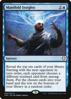 Manifold Insights card from Commander Anthology Volume II