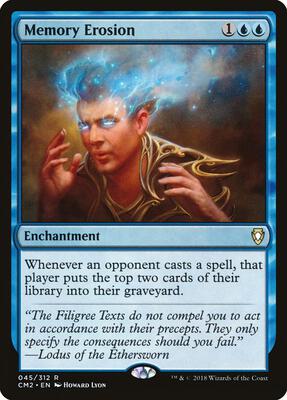 Memory Erosion card from Commander Anthology Volume II