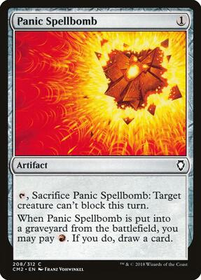 Panic Spellbomb card from Commander Anthology Volume II