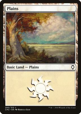 Plains (280) card from Commander Anthology Volume II