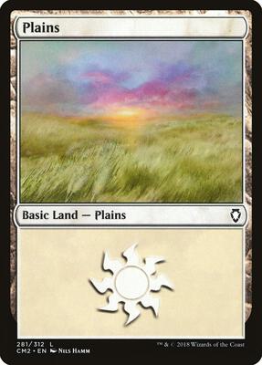 Plains (281) card from Commander Anthology Volume II