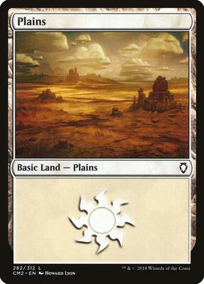 Plains (282) card from Commander Anthology Volume II