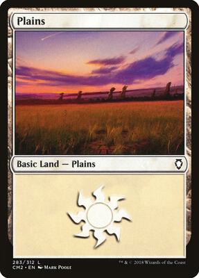 Plains (283) card from Commander Anthology Volume II