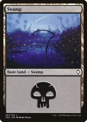 Swamp (297) card from Commander Anthology Volume II