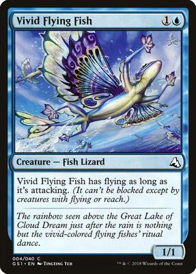 Vivid Flying Fish card from Global Series Jiang Yanggu & Mu Yanling