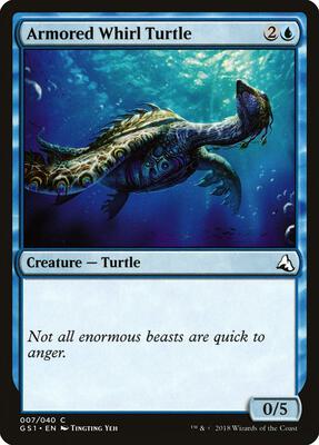 Armored Whirl Turtle card from Global Series Jiang Yanggu & Mu Yanling