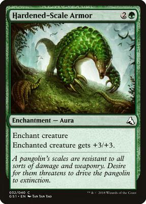Hardened-Scale Armor card from Global Series Jiang Yanggu & Mu Yanling