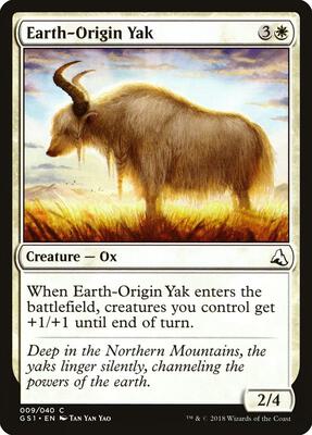 Earth-Origin Yak card from Global Series Jiang Yanggu & Mu Yanling