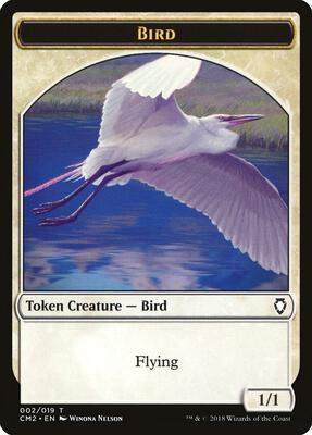 Bird Token card from Commander Anthology Volume II