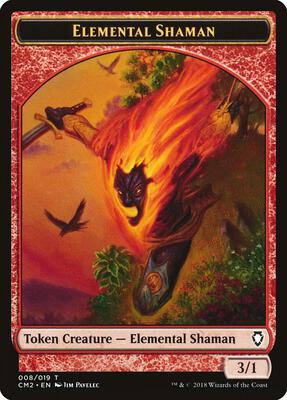 Elemental Shaman Token card from Commander Anthology Volume II