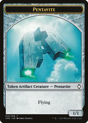 Pentavite Token card from Commander Anthology Volume II