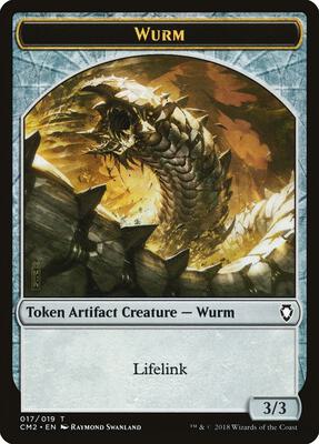 Wurm Token (017) card from Commander Anthology Volume II