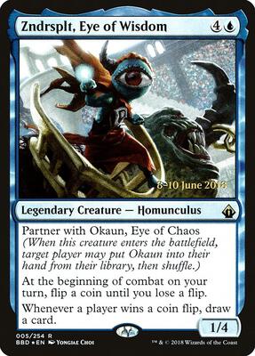 Zndrsplt, Eye of Wisdom card from Launch Party & Release Event Promos