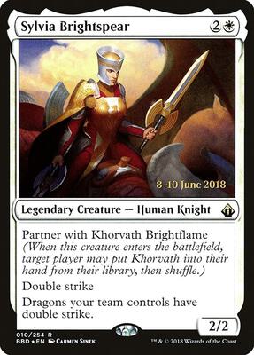 Sylvia Brightspear card from Launch Party & Release Event Promos