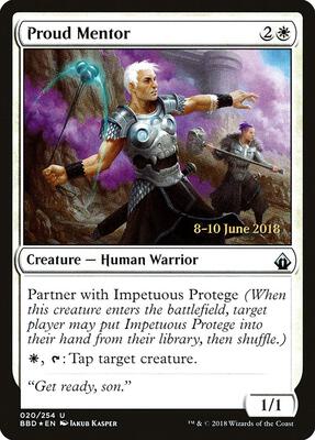 Proud Mentor card from Launch Party & Release Event Promos