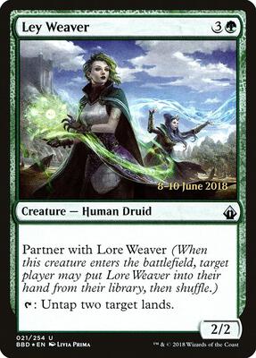 Ley Weaver card from Launch Party & Release Event Promos