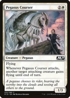 Pegasus Courser card from Core Set 2019