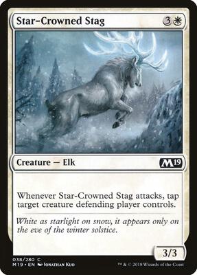 Star-Crowned Stag card from Core Set 2019