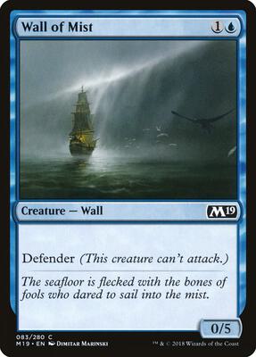 Wall of Mist card from Core Set 2019