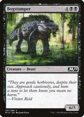 Bogstomper card from Core Set 2019