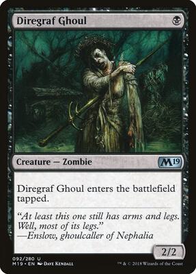 Diregraf Ghoul card from Core Set 2019