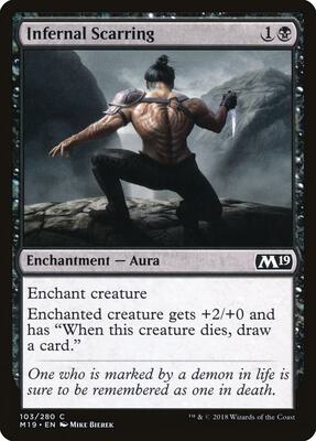 Infernal Scarring card from Core Set 2019