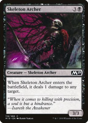 Skeleton Archer card from Core Set 2019