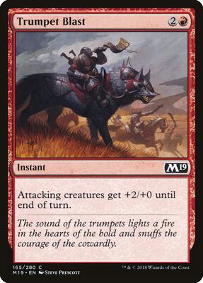 Trumpet Blast card from Core Set 2019