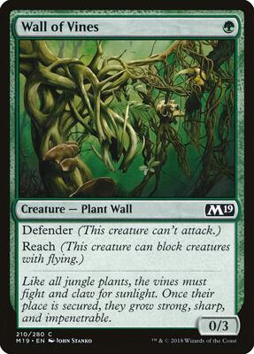 Wall of Vines card from Core Set 2019