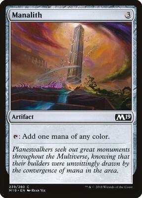 Manalith card from Core Set 2019