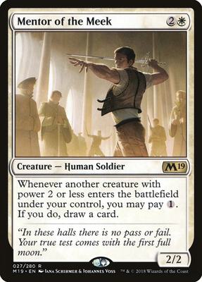 Mentor of the Meek card from Core Set 2019