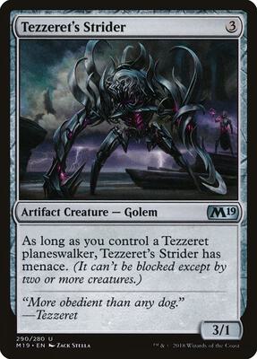 Tezzeret's Strider card from Core Set 2019