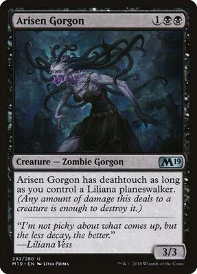 Arisen Gorgon card from Core Set 2019