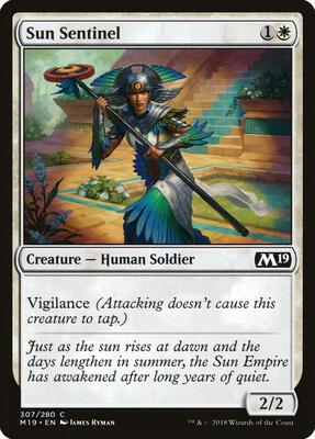 Sun Sentinel card from Core Set 2019