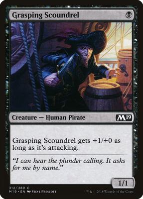 Grasping Scoundrel card from Core Set 2019