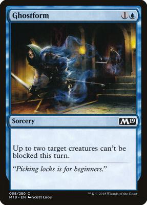 Ghostform card from Core Set 2019