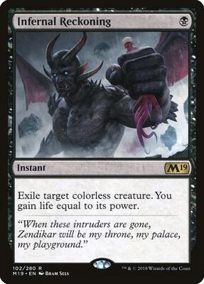 Infernal Reckoning card from Core Set 2019