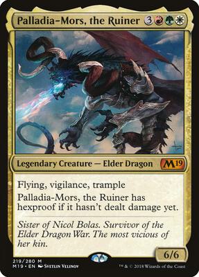 Palladia-Mors, the Ruiner card from Core Set 2019
