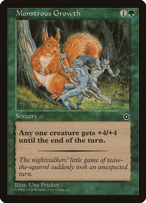Monstrous Growth card from Portal Second Age